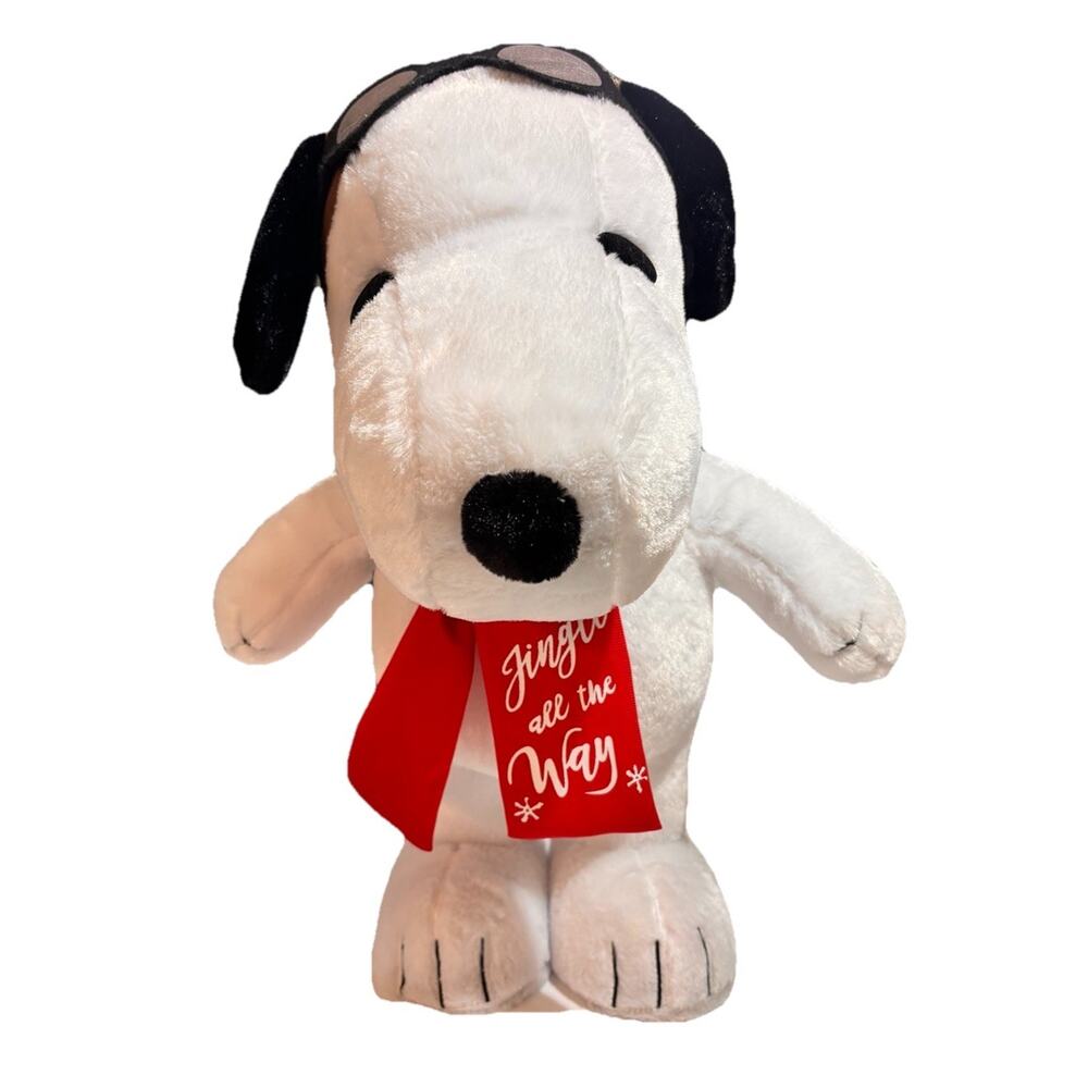 20" Peanuts Plush Snoopy Holiday Christmas Dog Porch Door Greeter 2019